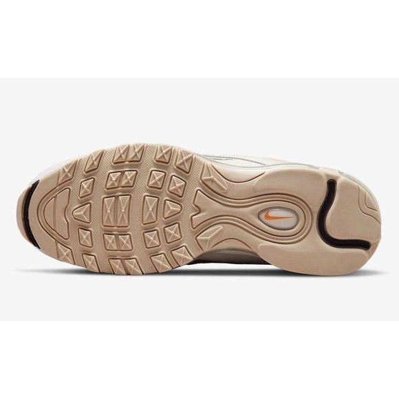 Nike Air Max 97 DQ8594-001 Women's Cream/Orange Running Sneaker Shoes NR2315 - Picture 5 of 7